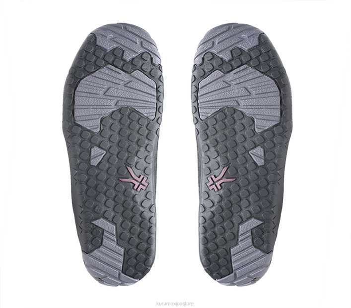 zapatos TR2T130 mujer búsqueda Kuru negro azabache/basalto/púrpura higo