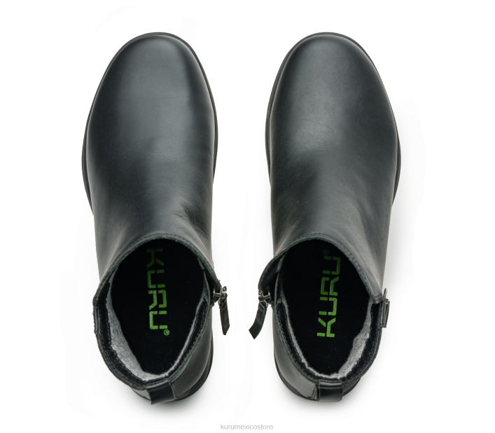 zapatos TR2T133 mujer tempo Kuru negro azabache/bronce de cañón