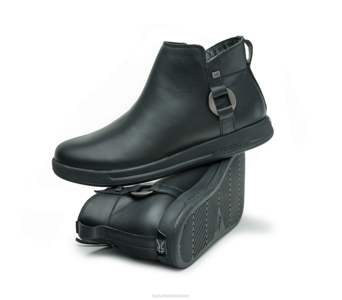 zapatos TR2T133 mujer tempo Kuru negro azabache/bronce de cañón