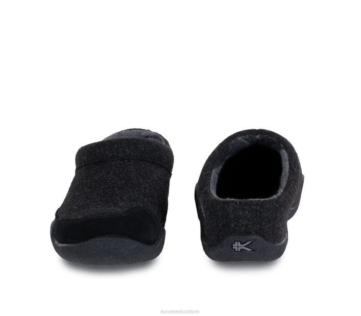 zapatos TR2T185 hombres borrador Kuru carbón/negro