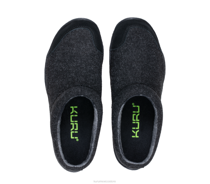 zapatos TR2T185 hombres borrador Kuru carbón/negro