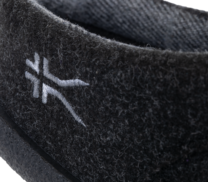 zapatos TR2T185 hombres borrador Kuru carbón/negro