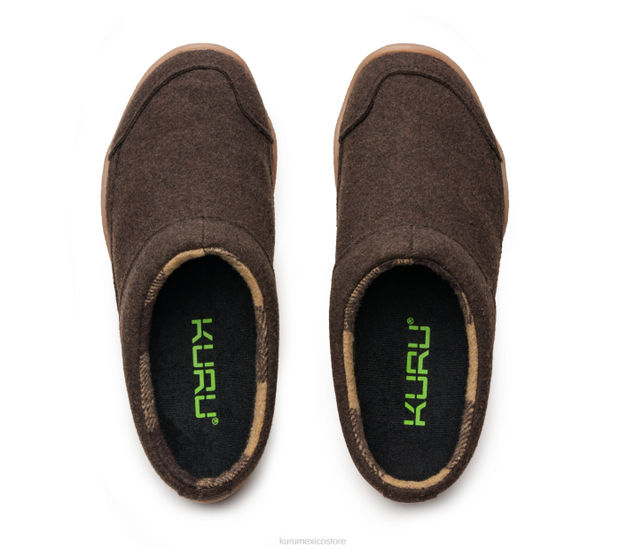 zapatos TR2T89 mujer borrador Kuru marrón cacao/goma