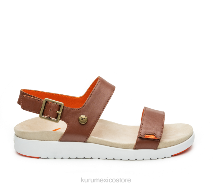 zapatos TR2T111 mujer planeo Kuru marrón nuez/naranja sangre