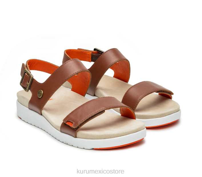 zapatos TR2T111 mujer planeo Kuru marrón nuez/naranja sangre