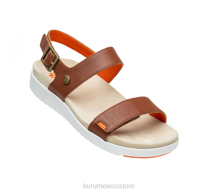 zapatos TR2T111 mujer planeo Kuru marrón nuez/naranja sangre