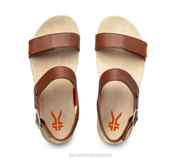 zapatos TR2T111 mujer planeo Kuru marrón nuez/naranja sangre