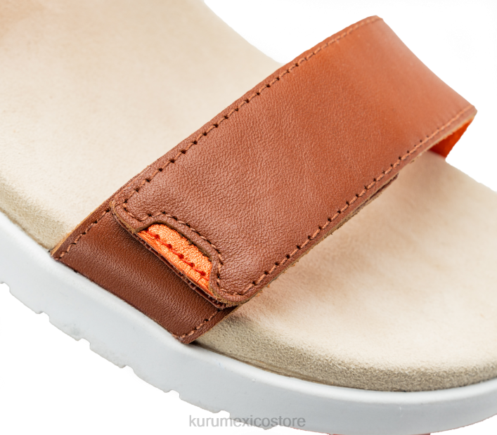zapatos TR2T111 mujer planeo Kuru marrón nuez/naranja sangre