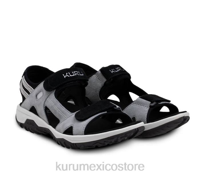 zapatos TR2T125 mujer huella Kuru gris fósil/azul cielo/negro azabache