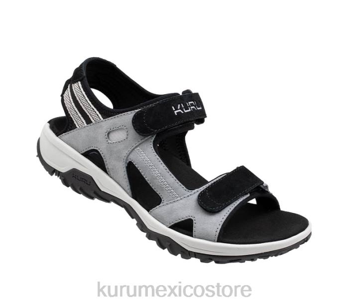 zapatos TR2T125 mujer huella Kuru gris fósil/azul cielo/negro azabache