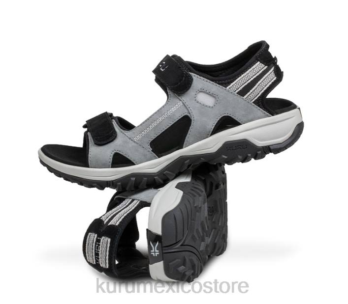 zapatos TR2T125 mujer huella Kuru gris fósil/azul cielo/negro azabache