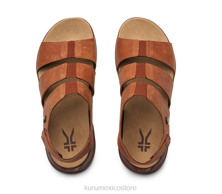 zapatos TR2T99 mujer coda musa Kuru marrón coñac