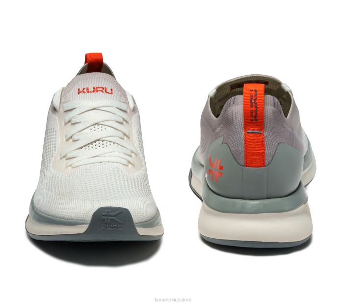 zapatos TR2T137 hombres flujo Kuru paloma gris/naranja especia