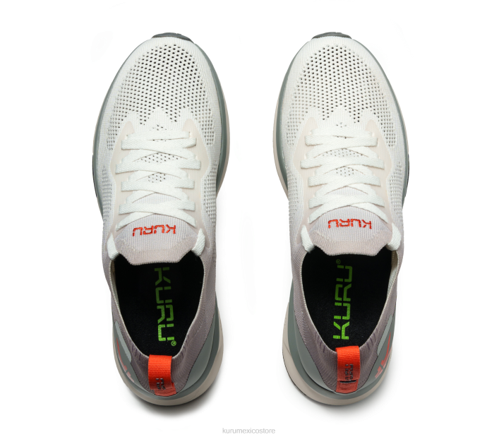 zapatos TR2T137 hombres flujo Kuru paloma gris/naranja especia