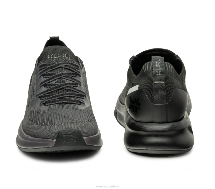 zapatos TR2T148 hombres flujo Kuru negro azabache/gris humo