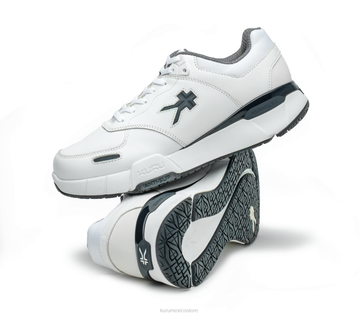 zapatos TR2T153 hombres cinético Kuru blanco brillante/grafito