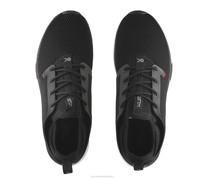 zapatos TR2T157 hombres átomo Kuru negro azabache/blanco/rojo fuego