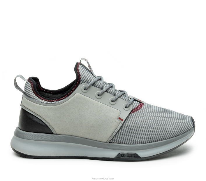 zapatos TR2T174 hombres átomo de ancho Kuru gris tormenta/negro