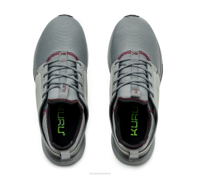 zapatos TR2T174 hombres átomo de ancho Kuru gris tormenta/negro