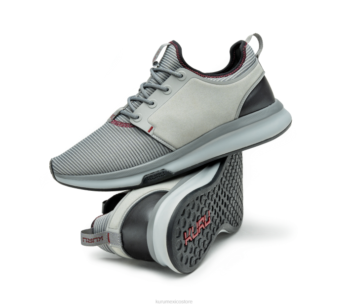 zapatos TR2T174 hombres átomo de ancho Kuru gris tormenta/negro