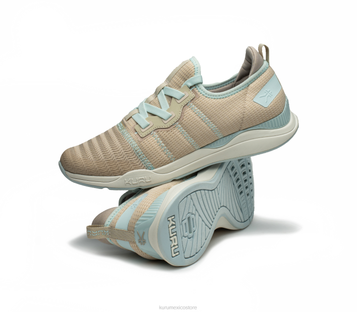 zapatos TR2T11 mujer movimiento de zancada Kuru arena/niebla azul