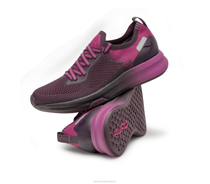 zapatos TR2T16 mujer flujo Kuru morado ciruela/rosa baya