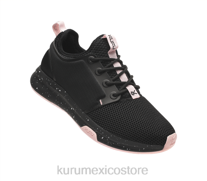 zapatos TR2T18 mujer átomo Kuru negro azabache/lila brumoso