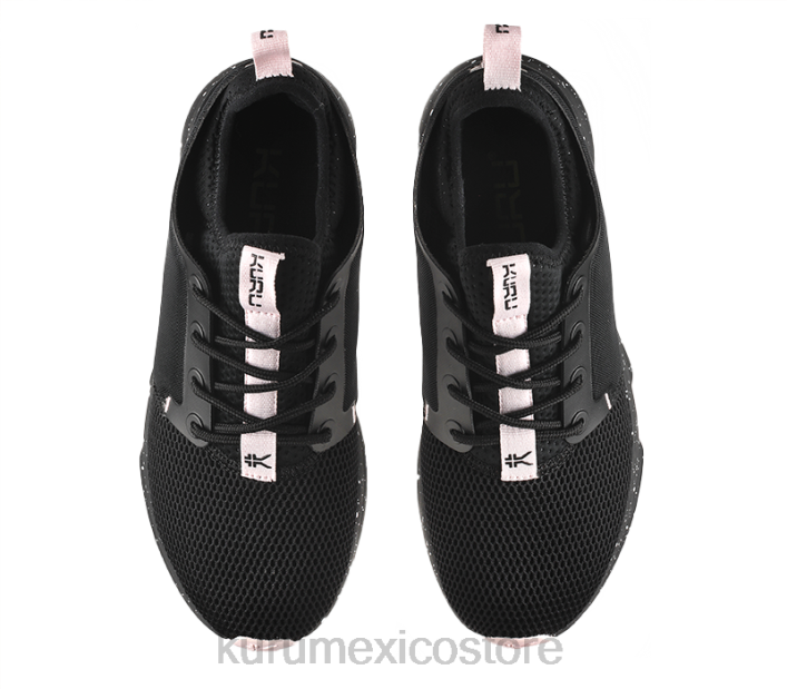 zapatos TR2T18 mujer átomo Kuru negro azabache/lila brumoso