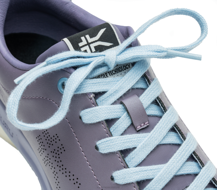 zapatos TR2T33 mujer vagar Kuru brillo lila/niebla azul