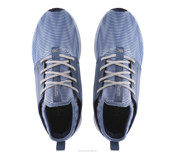 zapatos TR2T37 mujer átomo Kuru azul mineral/gris hueso