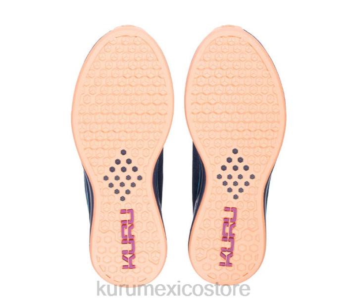 zapatos TR2T41 mujer átomo de ancho Kuru uva eléctrico/azul medianoche