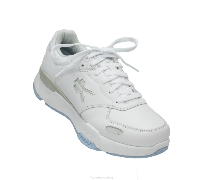 zapatos TR2T49 mujer ancho cinético Kuru niebla blanca/azul brillante