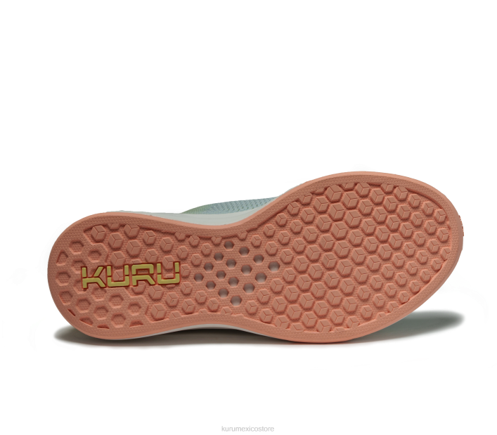 zapatos TR2T4 mujer flujo Kuru sorbete de lima/azul niebla