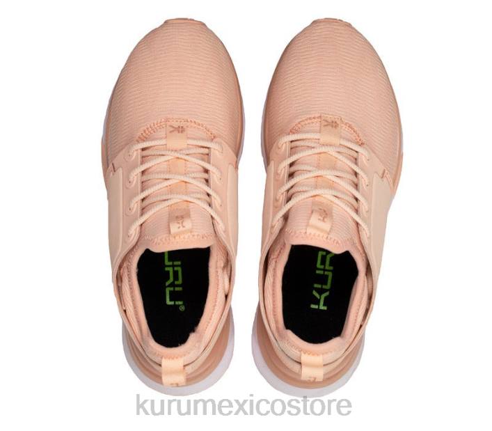 zapatos TR2T52 mujer átomo de ancho Kuru arena rosa/blanco/rosa arcilla