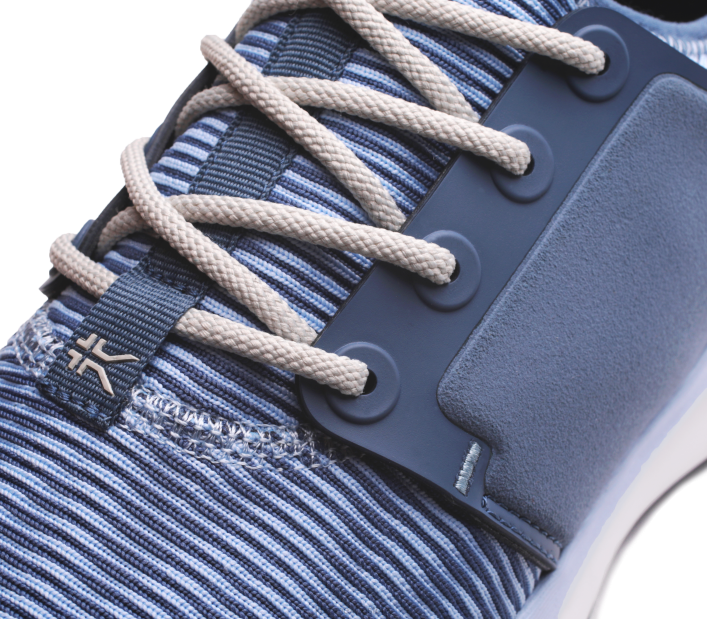 zapatos TR2T56 mujer átomo de ancho Kuru azul mineral/gris hueso