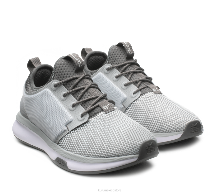zapatos TR2T58 mujer átomo de ancho Kuru gris nube/blanco/gris hierro