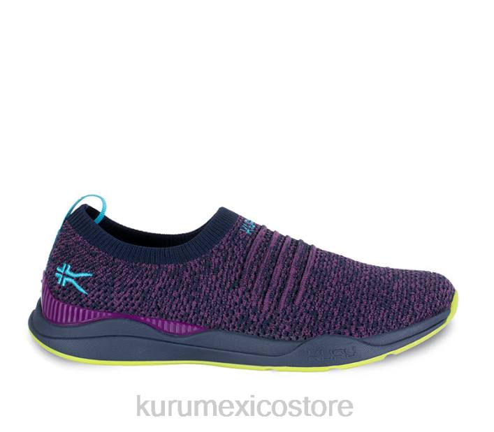 zapatos TR2T68 mujer paso Kuru azul medianoche/uva eléctrica