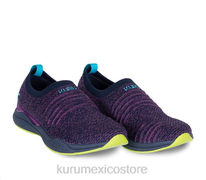 zapatos TR2T68 mujer paso Kuru azul medianoche/uva eléctrica