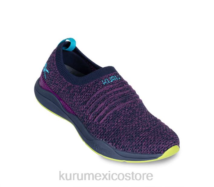 zapatos TR2T68 mujer paso Kuru azul medianoche/uva eléctrica