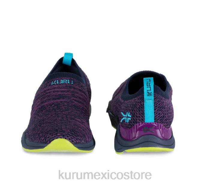 zapatos TR2T68 mujer paso Kuru azul medianoche/uva eléctrica