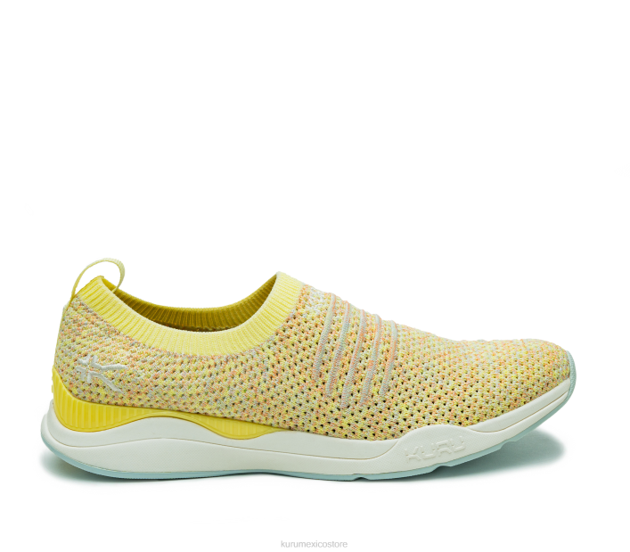 zapatos TR2T72 mujer paso Kuru estallido amarillo/confeti