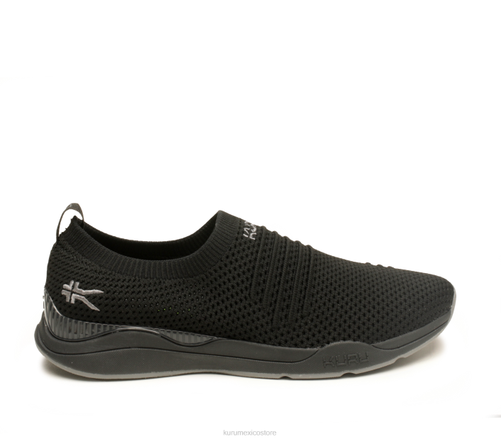 zapatos TR2T79 mujer paso Kuru negro azabache/gris pizarra