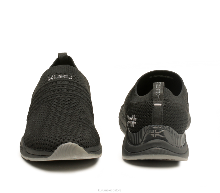 zapatos TR2T79 mujer paso Kuru negro azabache/gris pizarra