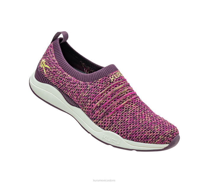 zapatos TR2T80 mujer paso Kuru morado ciruela/confeti