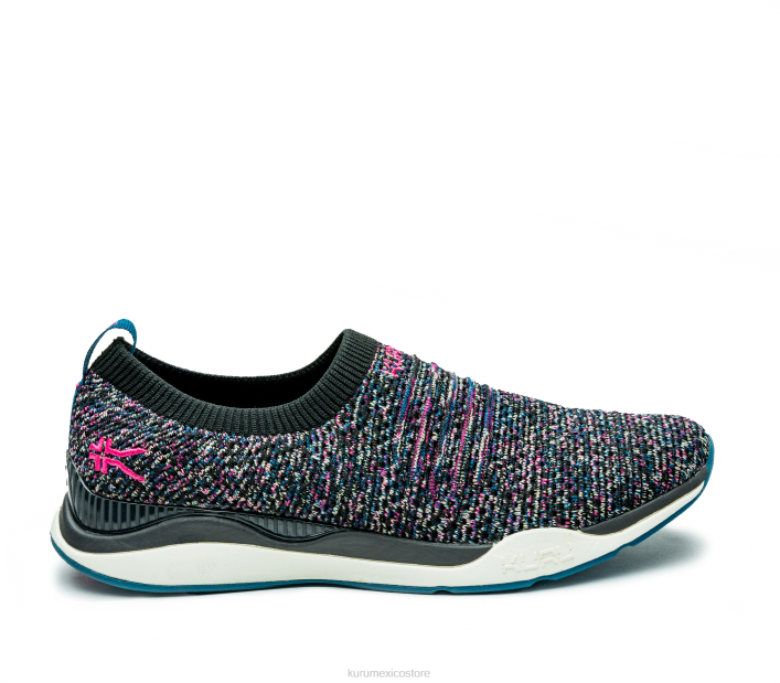 zapatos TR2T85 mujer paso Kuru negro/confeti
