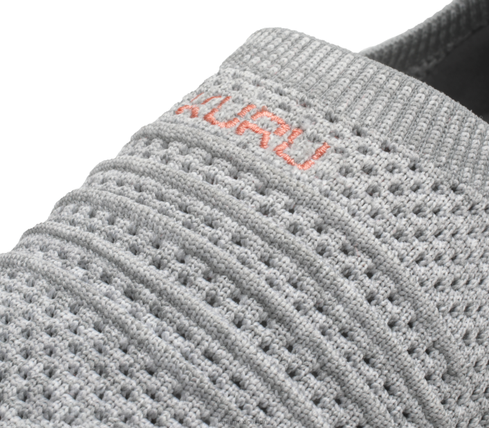 zapatos TR2T91 mujer zancada ancha Kuru gris jaspeado/blanco/rosa melocotón