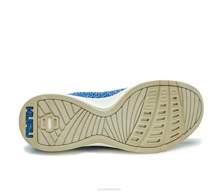 zapatos TR2T94 mujer zancada ancha Kuru azul cobalto/confeti