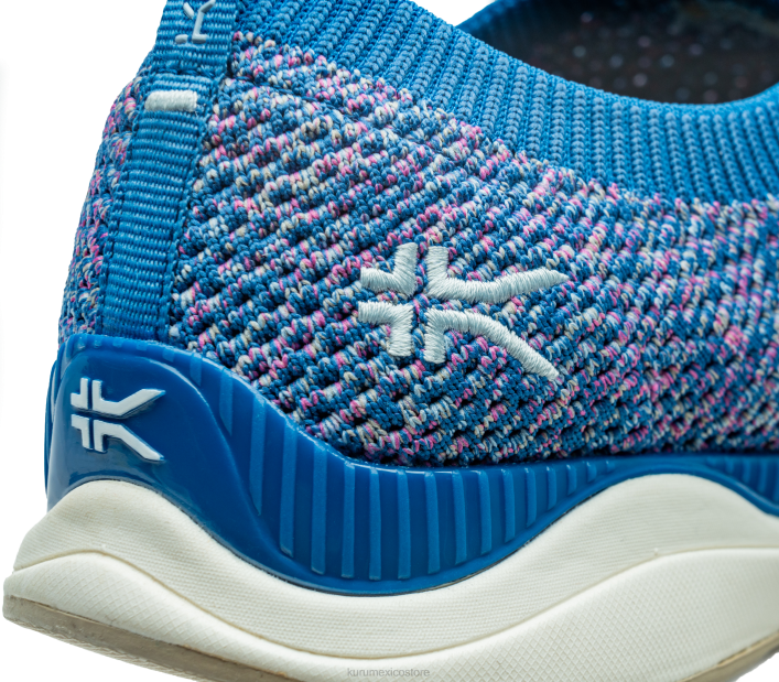 zapatos TR2T94 mujer zancada ancha Kuru azul cobalto/confeti