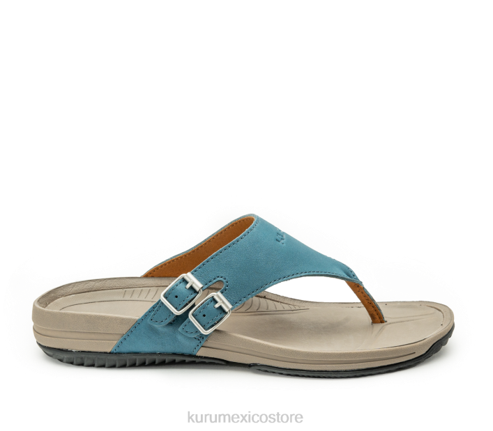 zapatos TR2T117 mujer Suomi Kuru azul wailea/marrón desteñido