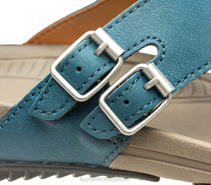 zapatos TR2T117 mujer Suomi Kuru azul wailea/marrón desteñido